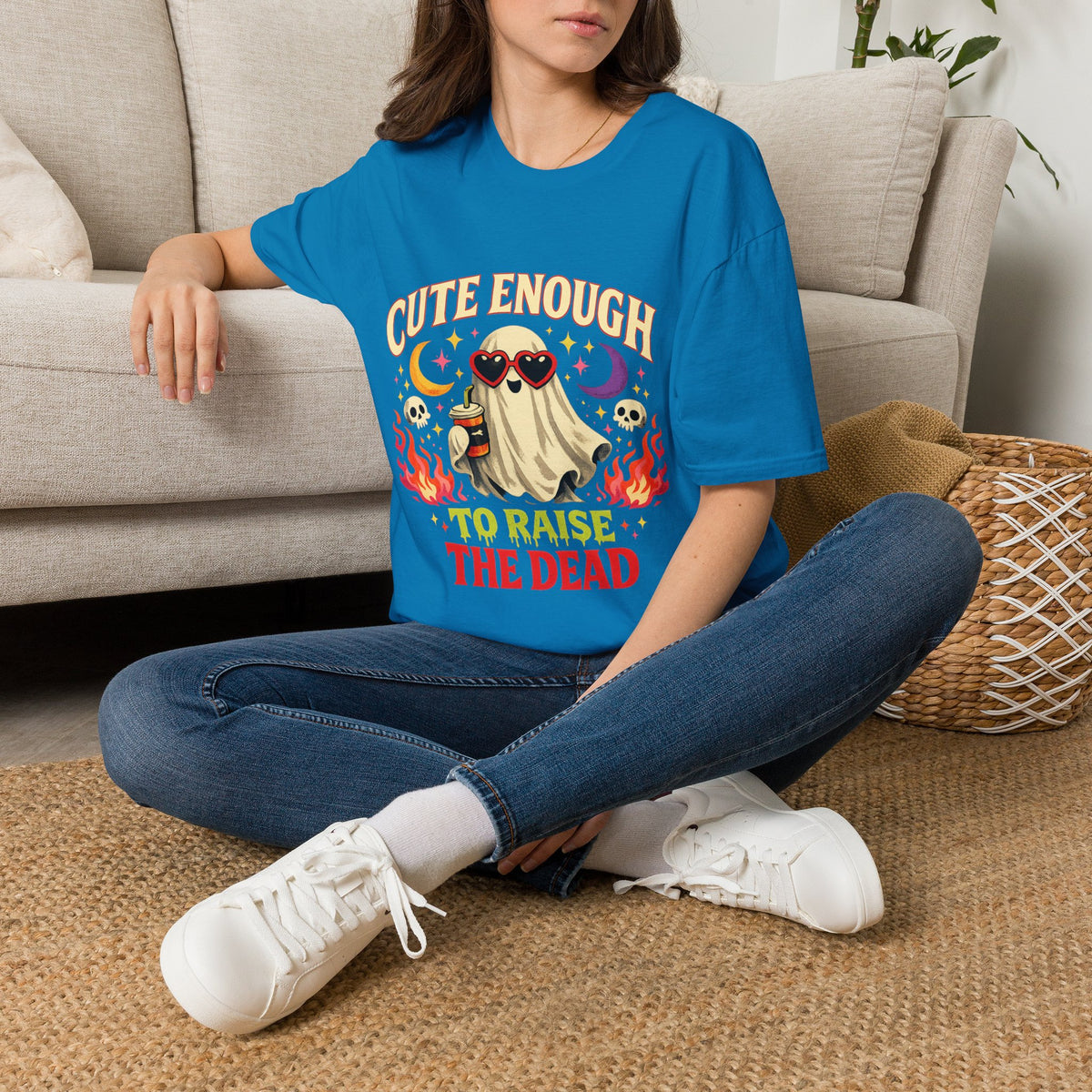 Halloween Cute Enough Unisex Softstyle T-Shirt