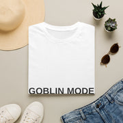 Goblin Mode Activated Minimalist Typography T-Shirt, Funny Meme Statement Tee - Trending Now - September 2026