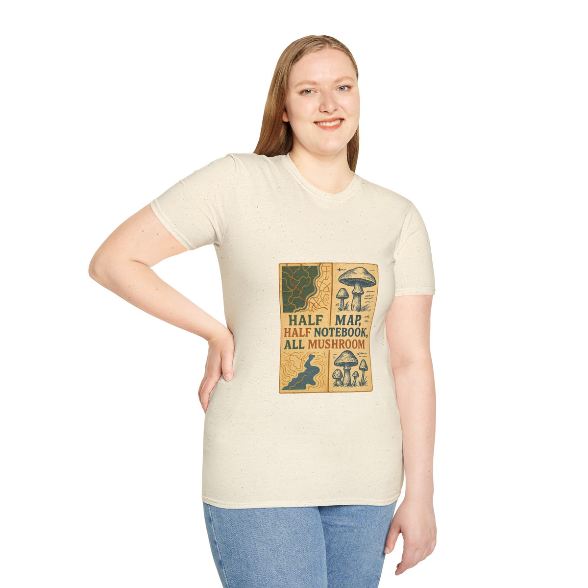 Mushroom Field Guide T-Shirt – Vintage “Half Map, Half Notebook, All Mushroom” Design - Trending Now - October 2026