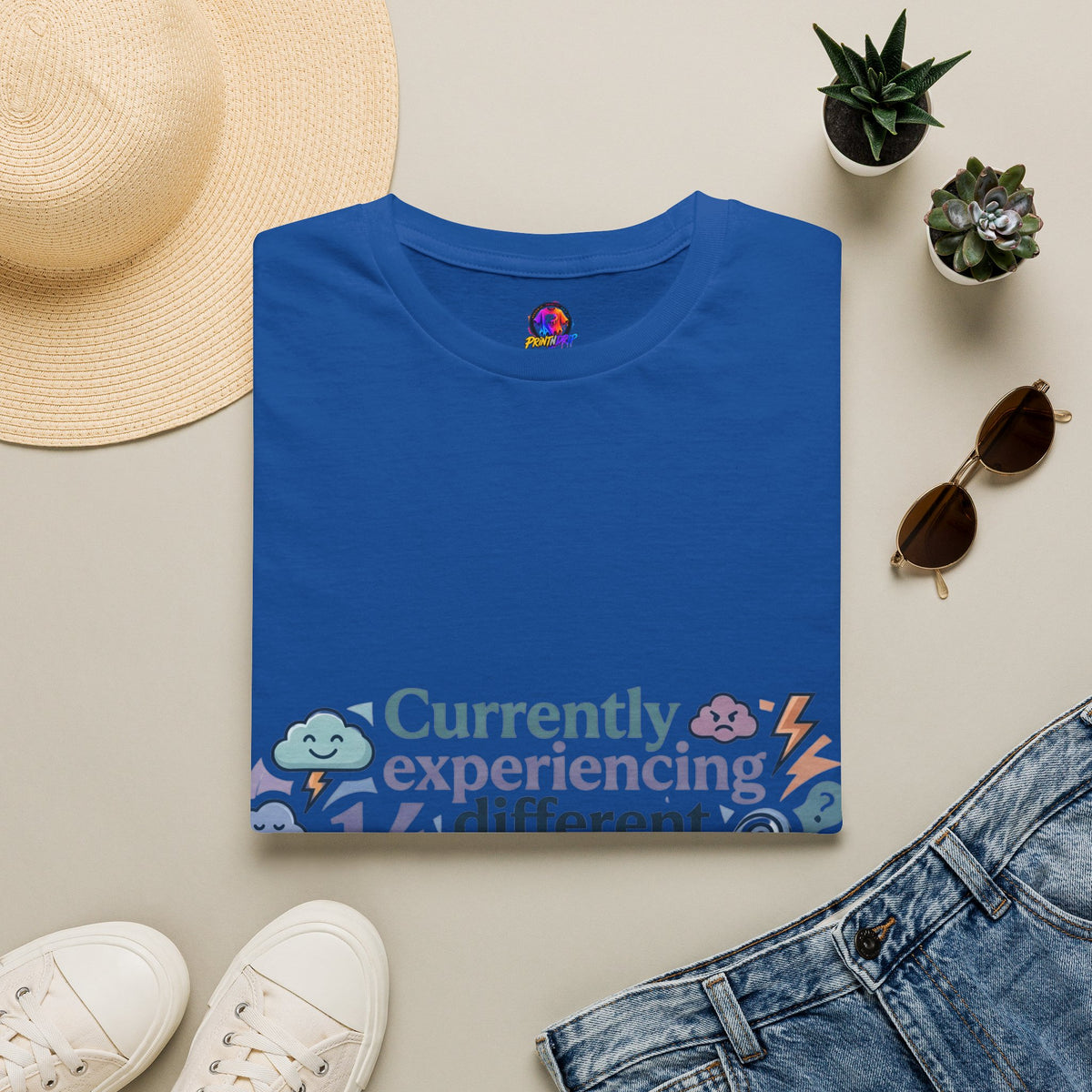 Currently Experiencing 14 Different Moods Simultaneously T-Shirt