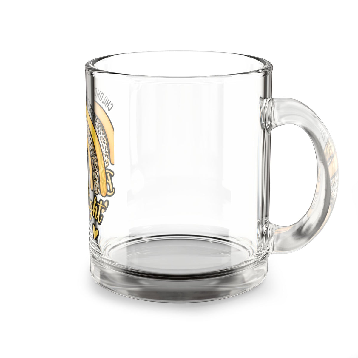 Childhood Cancer Awareness Glass Mug – “Be the Light” 10oz