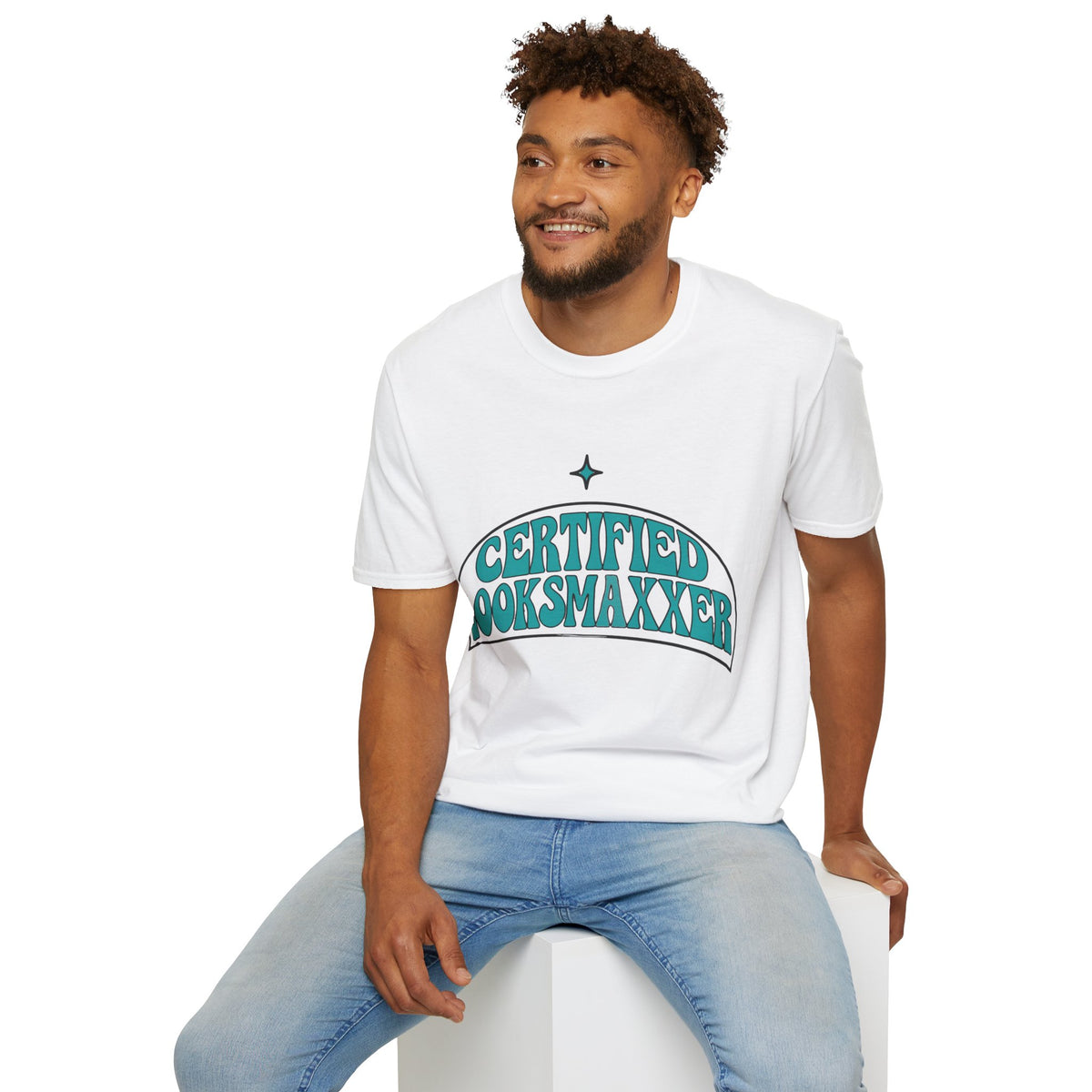 Certified Looksmaxxer T-Shirt — Trendy Self-Confidence Graphic Tee - Trending Now - August 2026