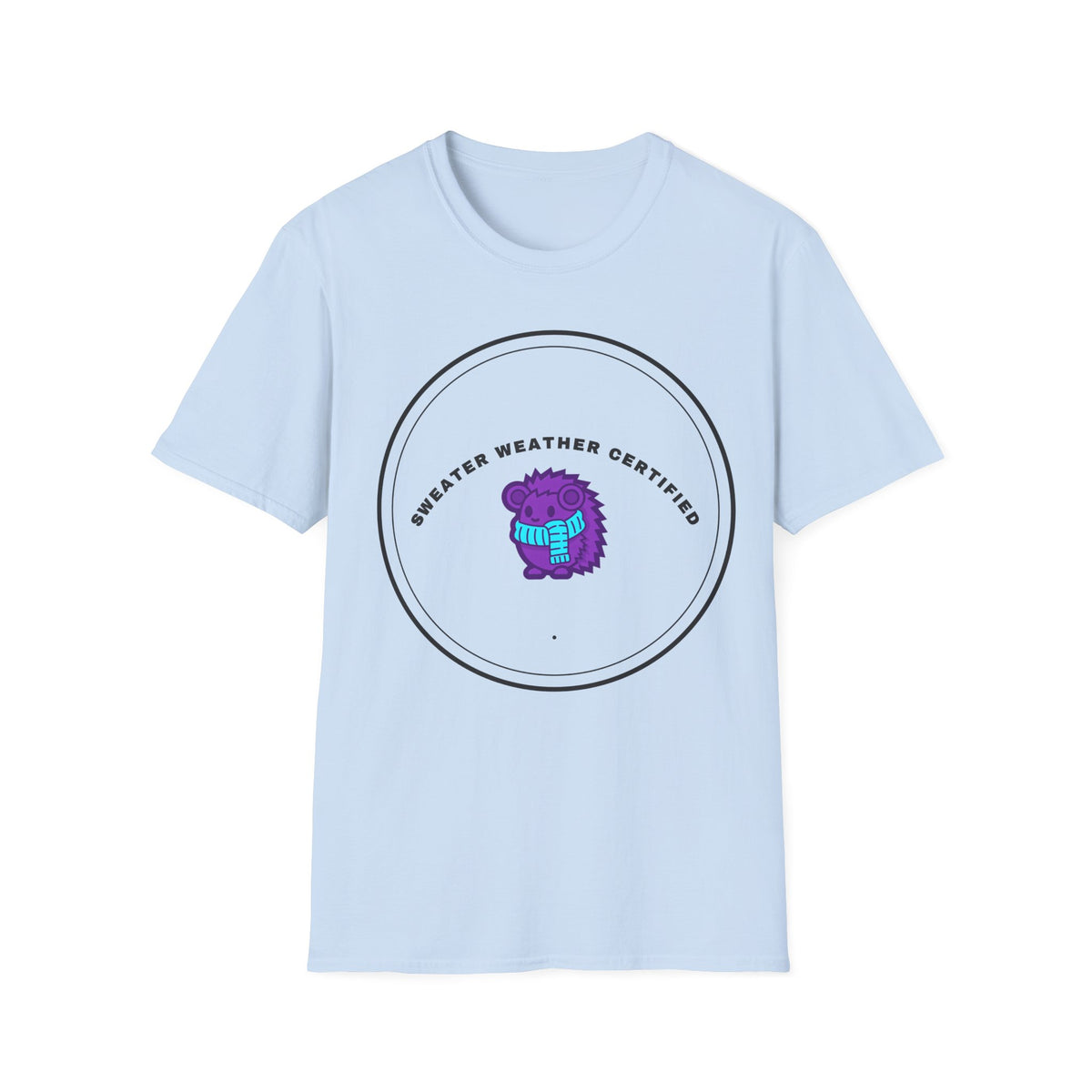 “Water Weather Certified” Graphic T-Shirt — Cute Purple Monster Badge Tee - Trending Now - September 2026