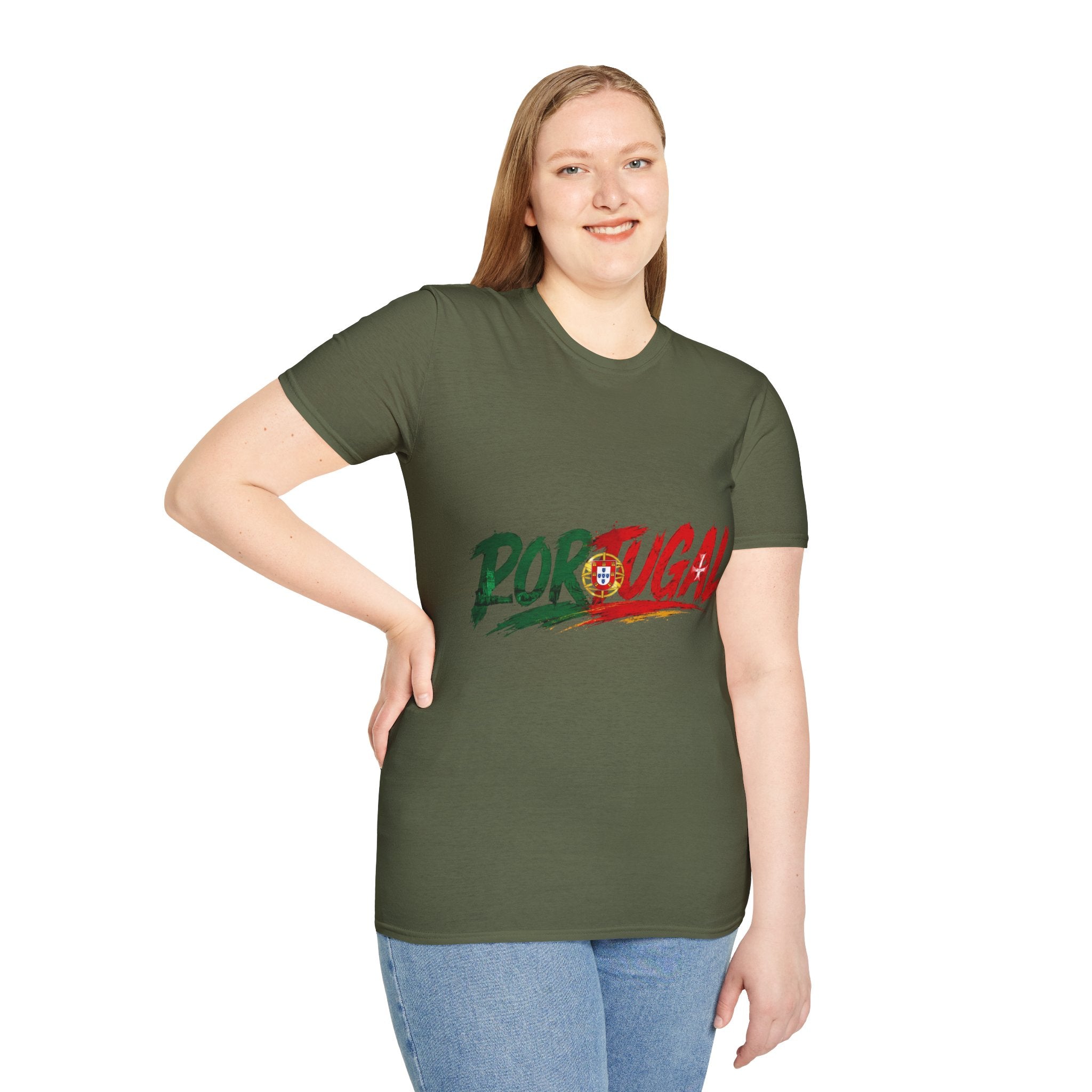 Portugal Flag Script T-Shirt — Portuguese Pride Tee