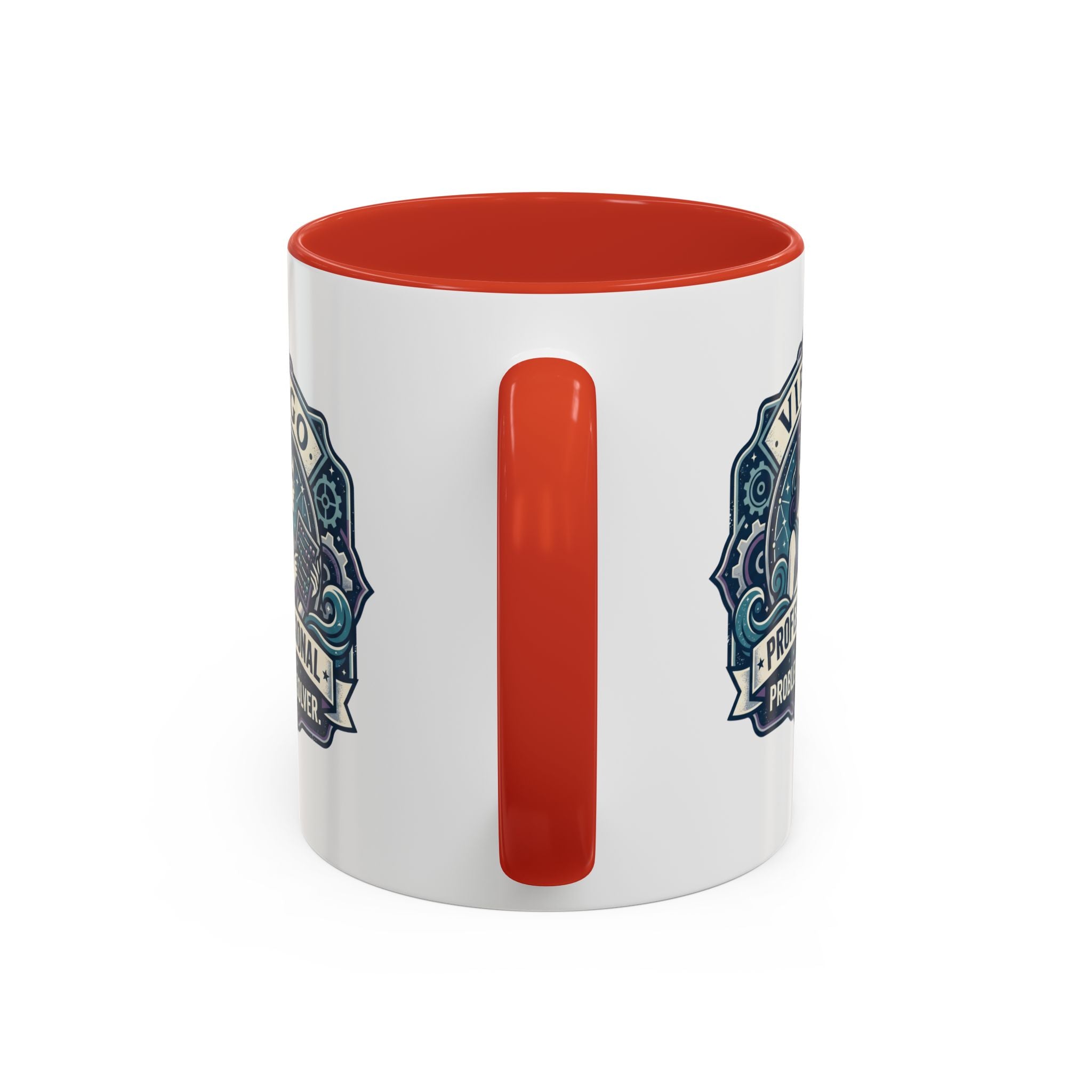 Virgo 'Professional Problem Solver' Accent Coffee Mug — Zodiac Astrology Gift