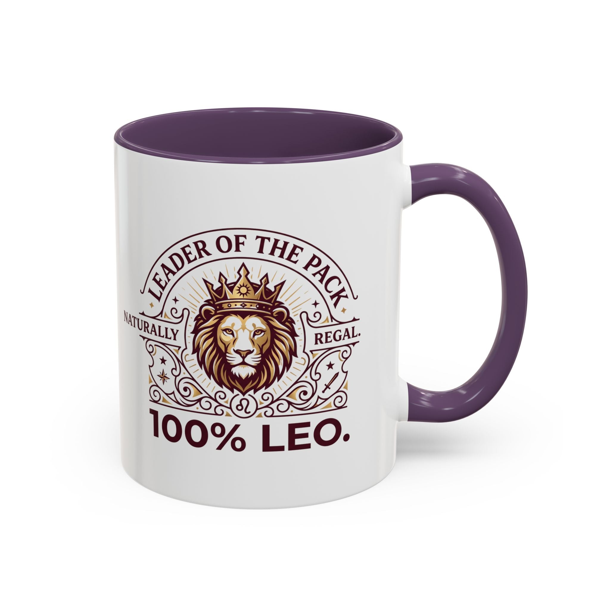 Leo Coffee Mug — 'Leader of the Pack' 100% Leo Zodiac Accent Mug