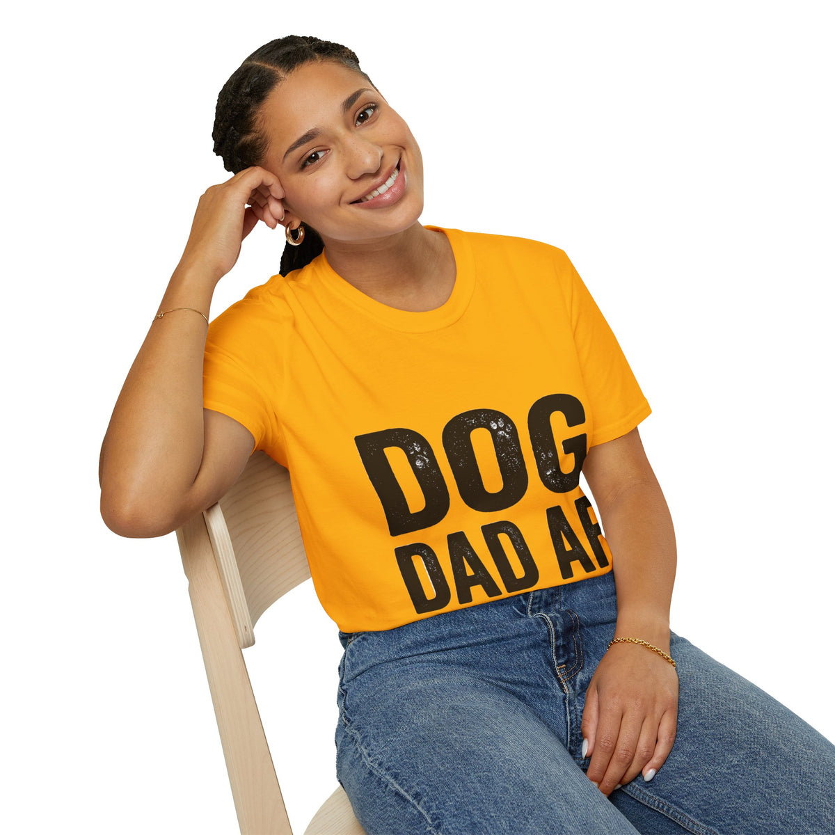 Dog Dad Af Unisex Softstyle T-Shirt