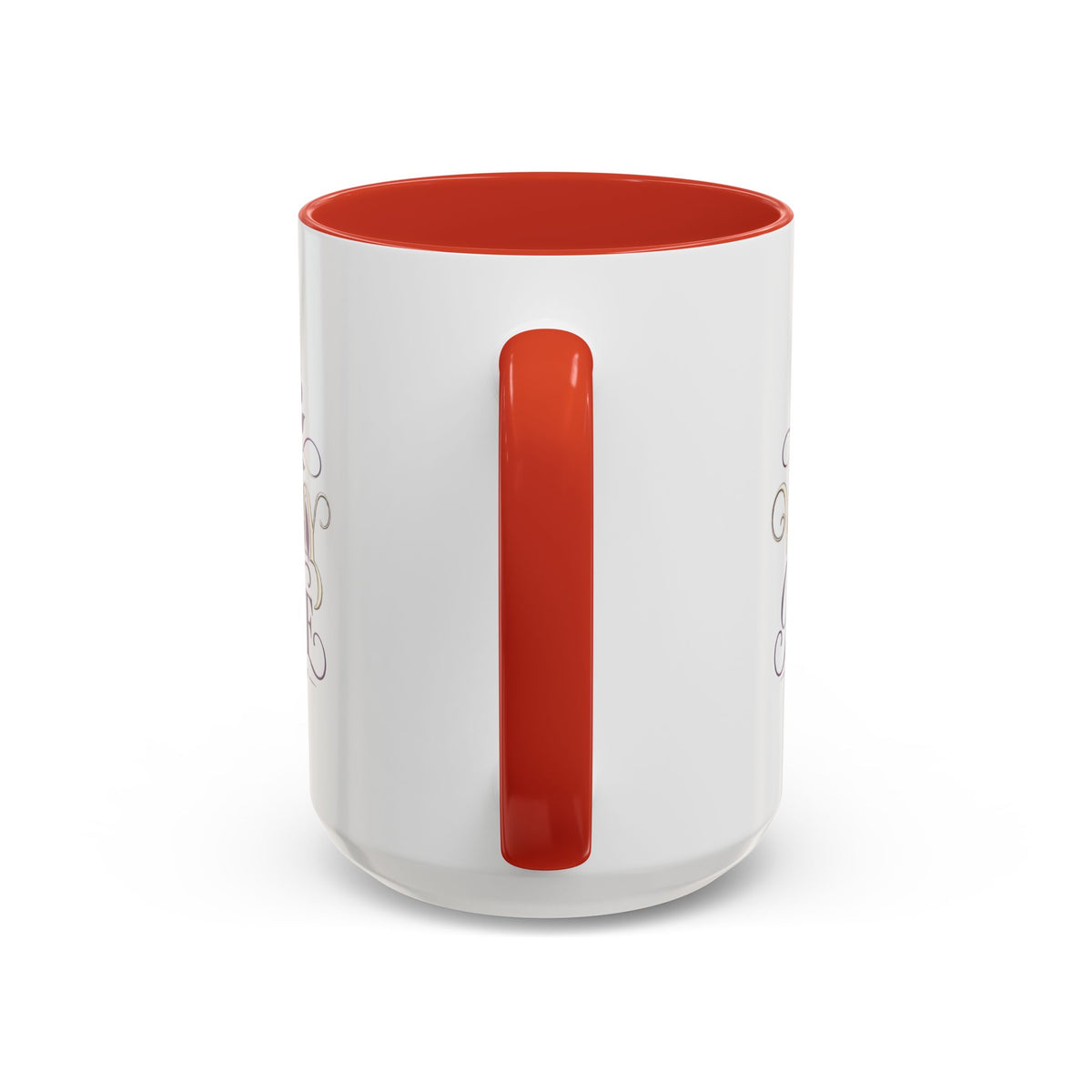 Worth of Peace Accent Coffee Mug — Domestic Violence Awareness Ribbon (11/15oz)