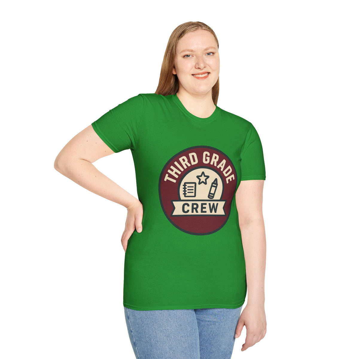 Third Grade Crew T-Shirt — Retro School Teacher & Student Tee - Trending Now - August 2026