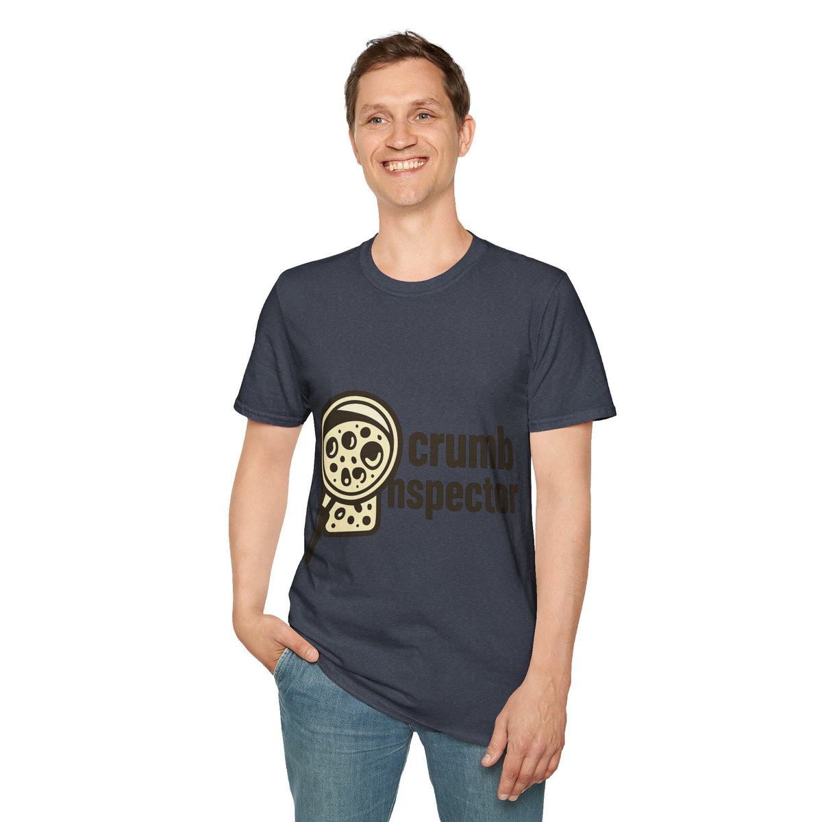 "Crumb Inspector" Funny Sourdough Bread Detective Tee - Cute Artisan Baker Gift White T-Shirt - Trending Now - September 2026