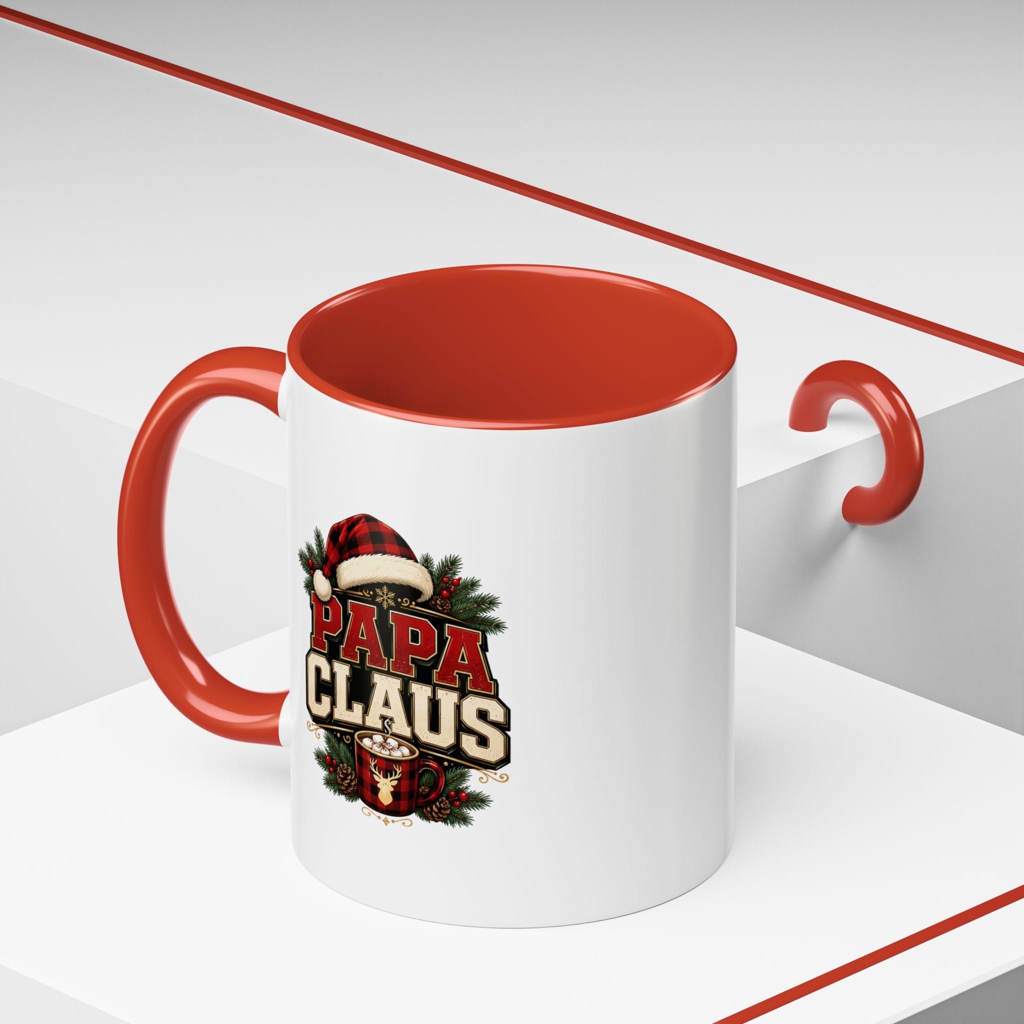 Papa Claus Coffee Mug – Christmas Dad Holiday Accent Mug