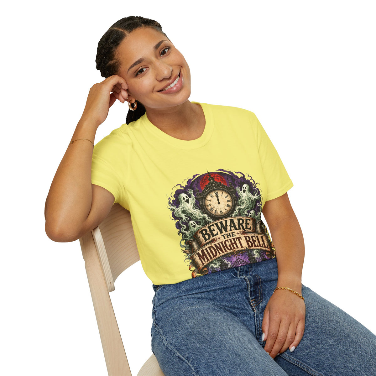Halloween Beware Of Midnight Unisex Softstyle T-Shirt