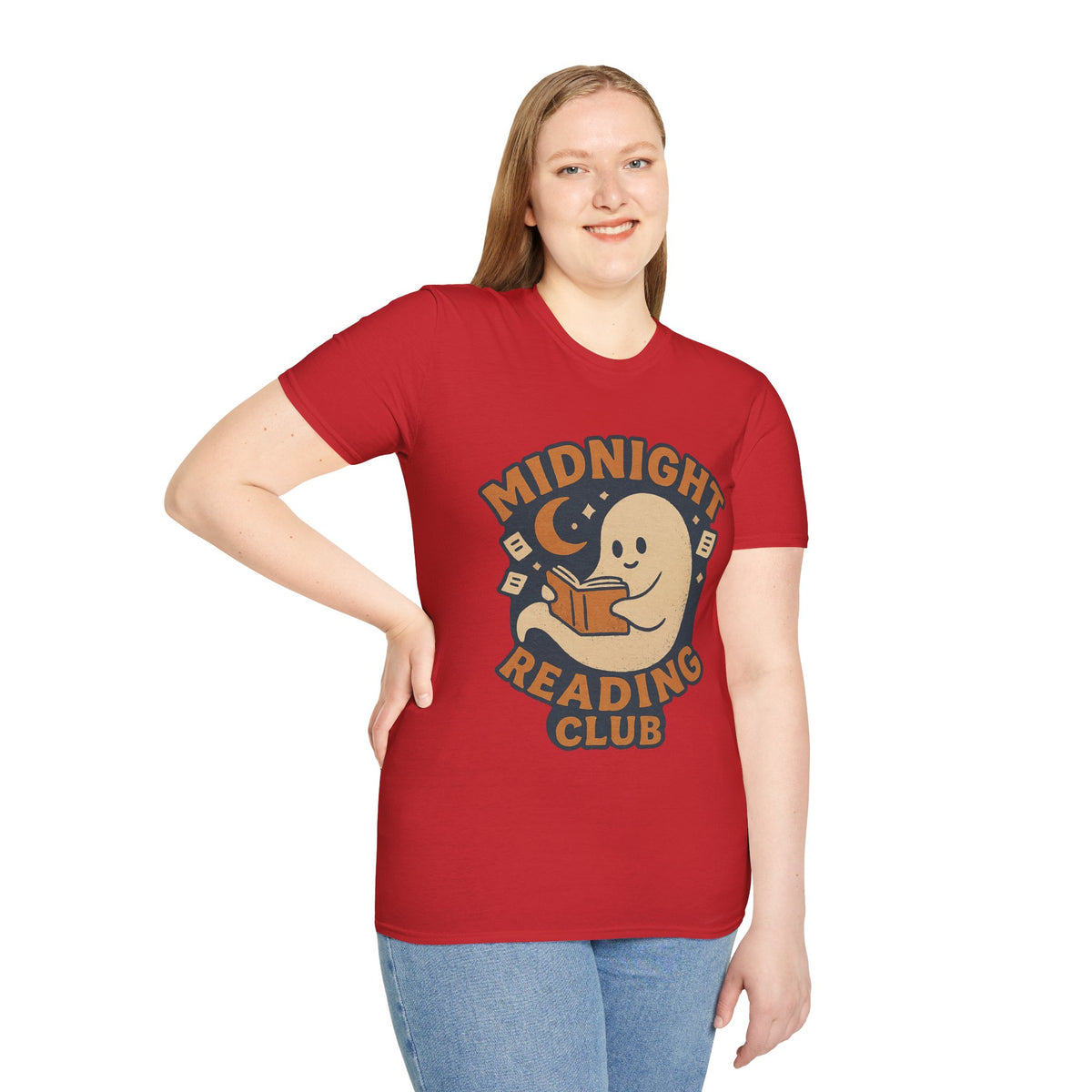 Midnight Reading Club T-Shirt — Cute Ghost Booklover Tee - Trending Now - August 2026