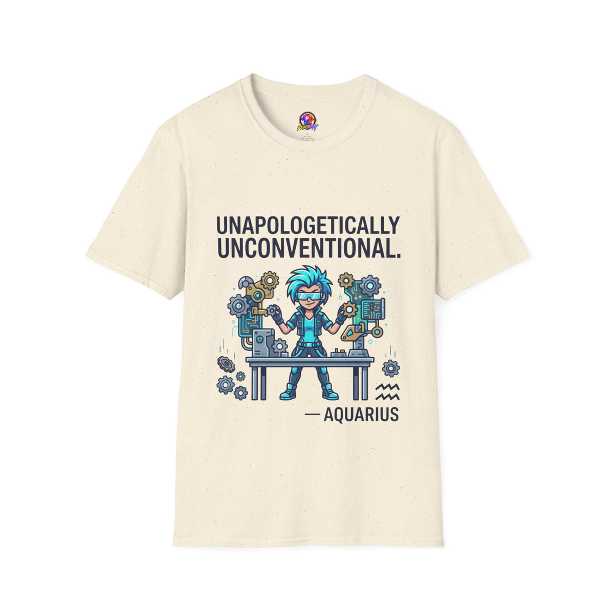 Aquarius Zodiac Unapologetically Unconventional Graphic T-Shirt