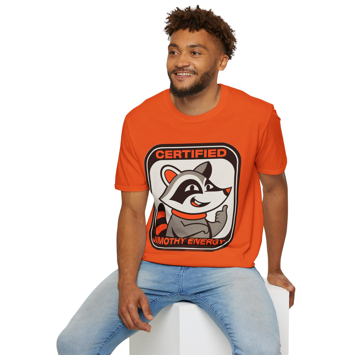 Certified Timothy Energies T-Shirt — Retro Raccoon Graphic Tee - Trending Now - August 2026