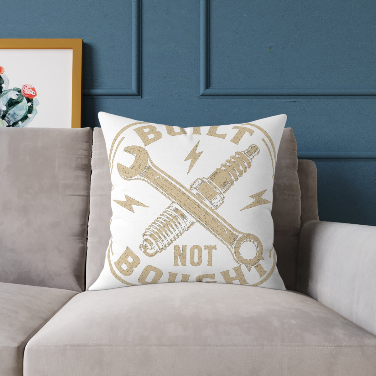 Square Poly Canvas Pillow