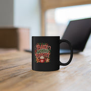 Bake Spirits Bright Christmas Mug — Festive Holiday Cocoa & Gingerbread Coffee Cup