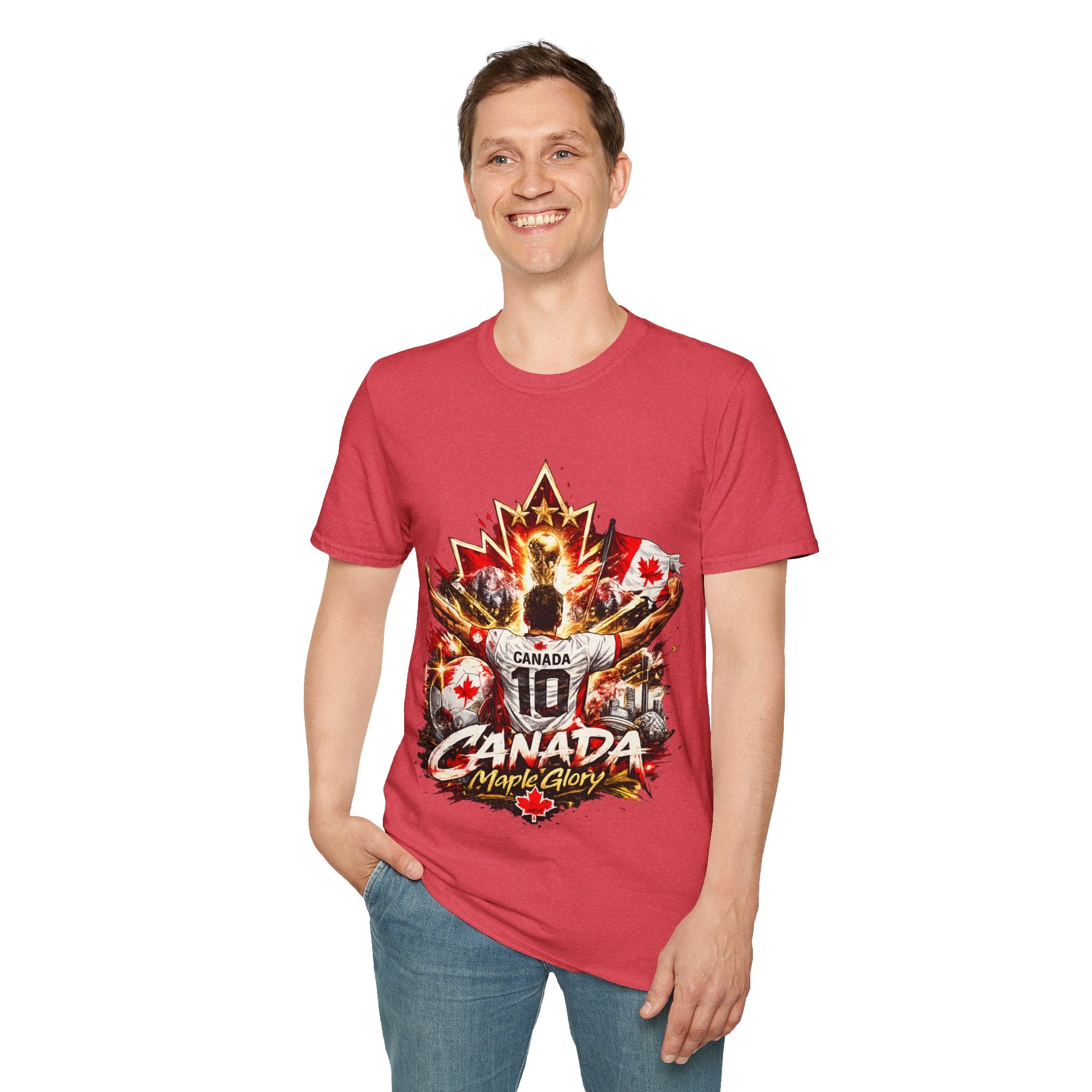 Canada Maple Glory T‑Shirt — Vintage Canadian Maple Leaf Graphic Tee