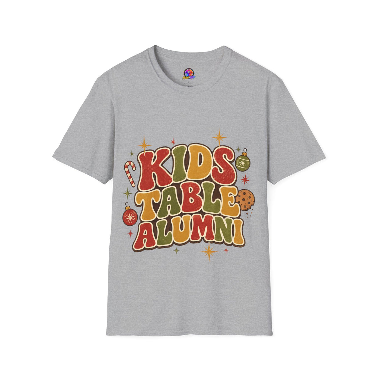 Kids Table Alumni T-Shirt — Retro Holiday Family Dinner Tee