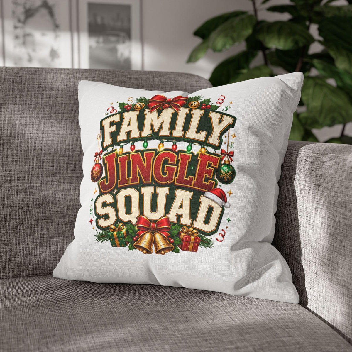 Christmas Pillowcase Family Jingle Squad Christmas Pillowcase