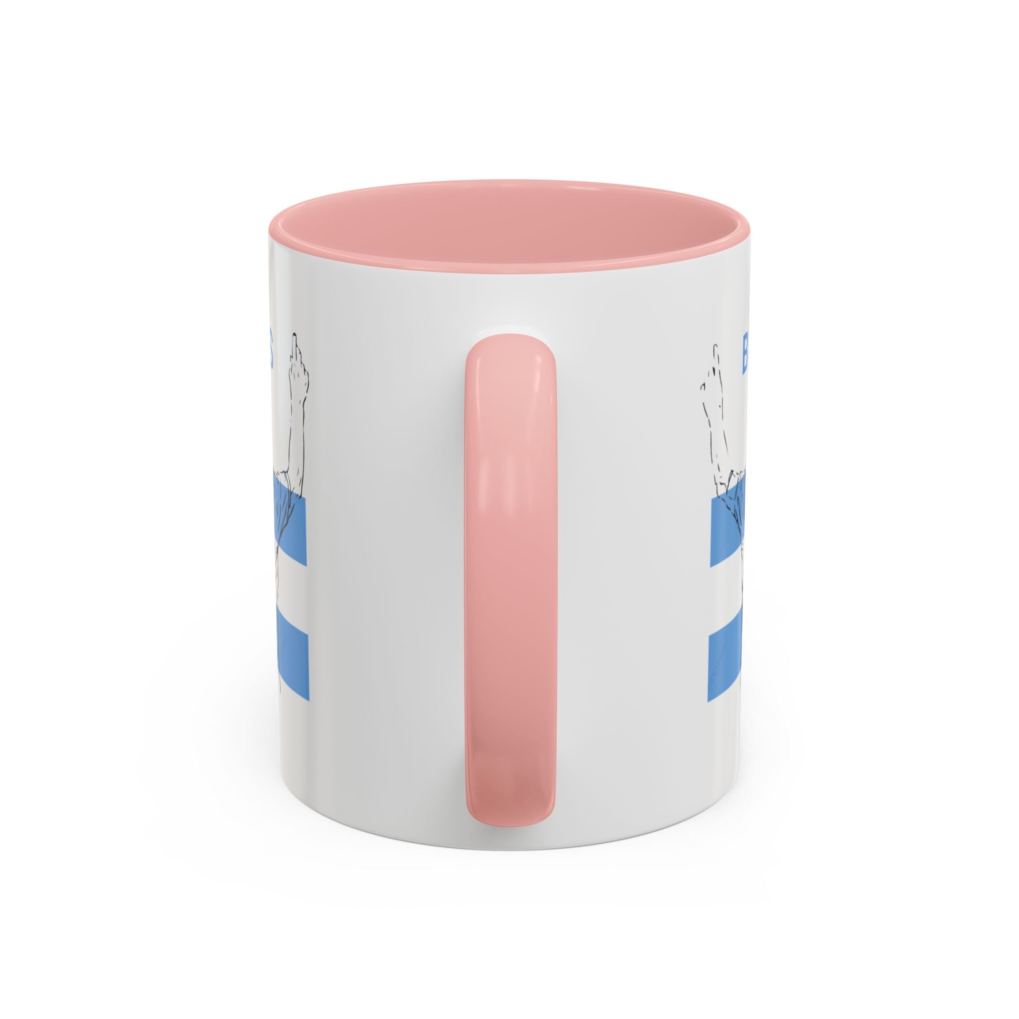 Boss Soccer Player Accent Coffee Mug —