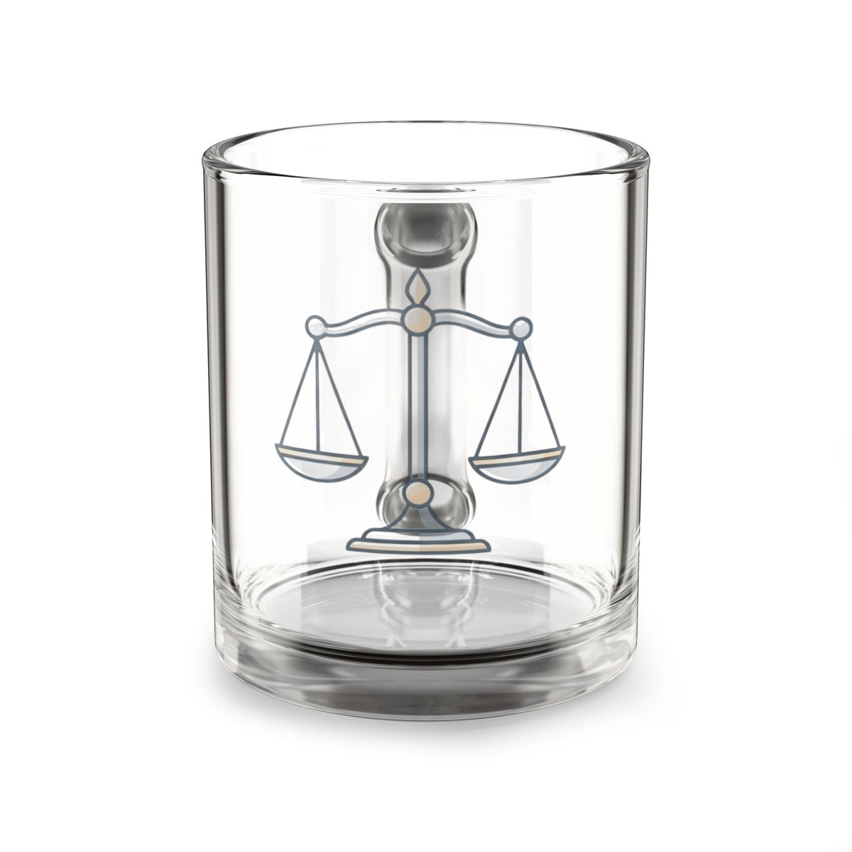 Libra Scales 10oz Glass Mug – Zodiac Balance Coffee Cup