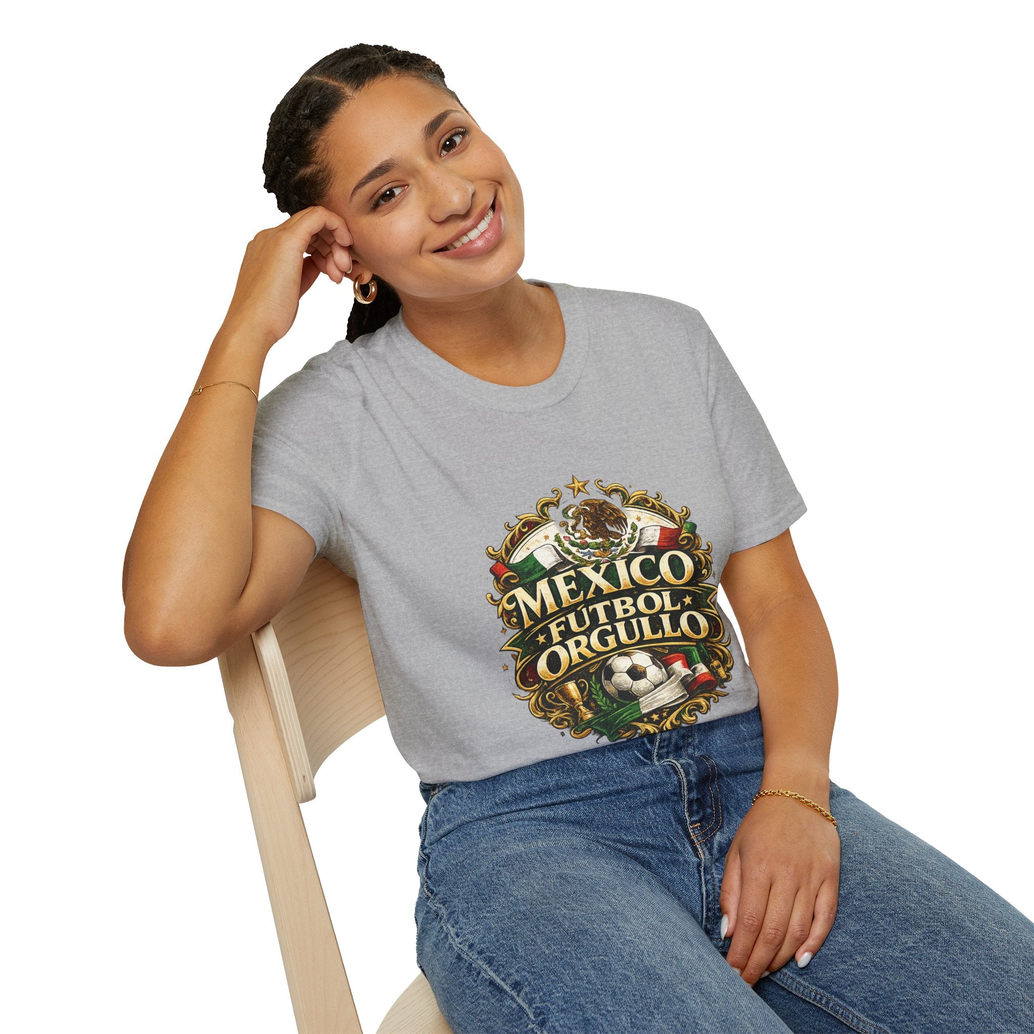 Mexico Fútbol Orgullo T-Shirt — Mexican Soccer Pride Graphic Tee