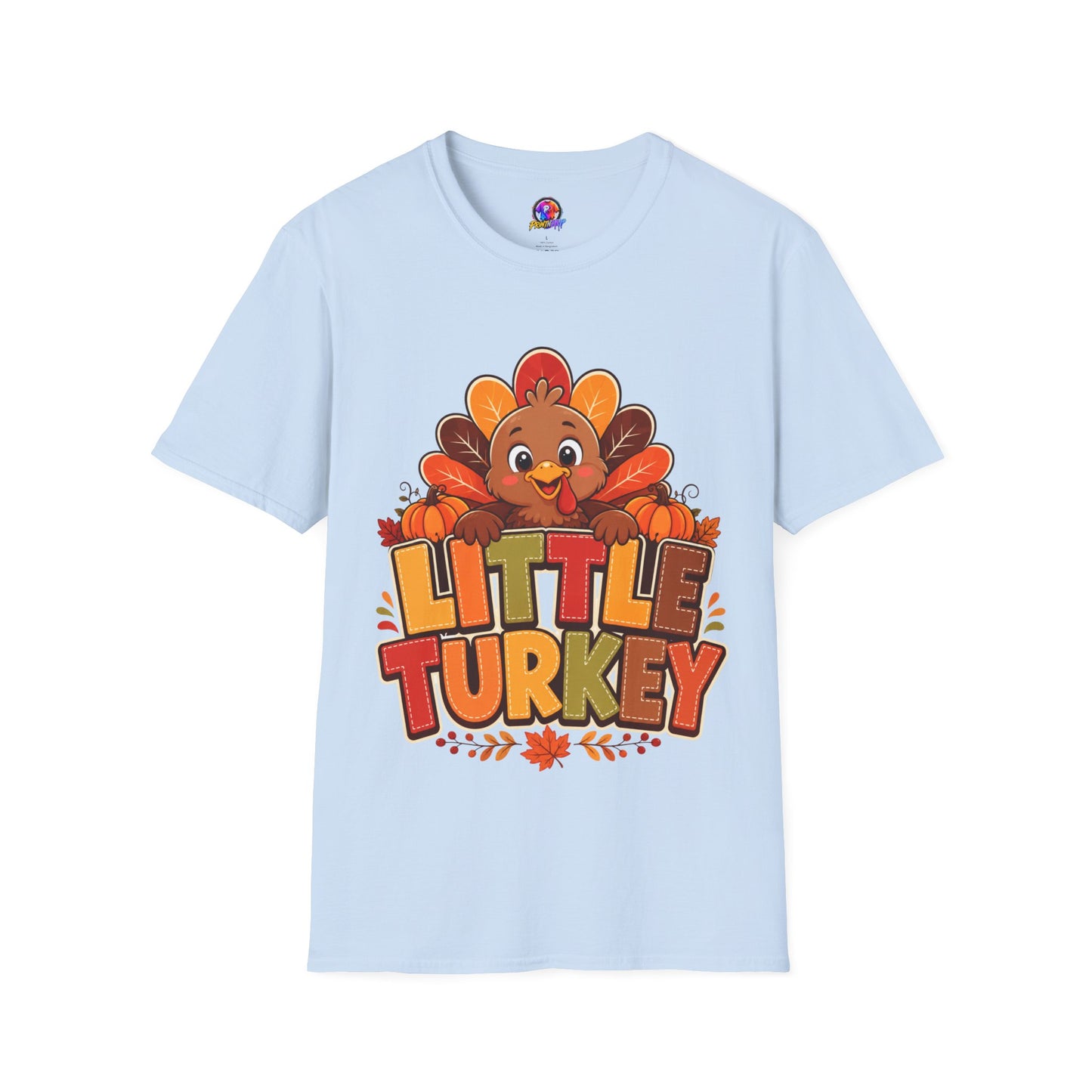 Little Turkey T‑Shirt – Cute Thanksgiving Kids & Family Tee