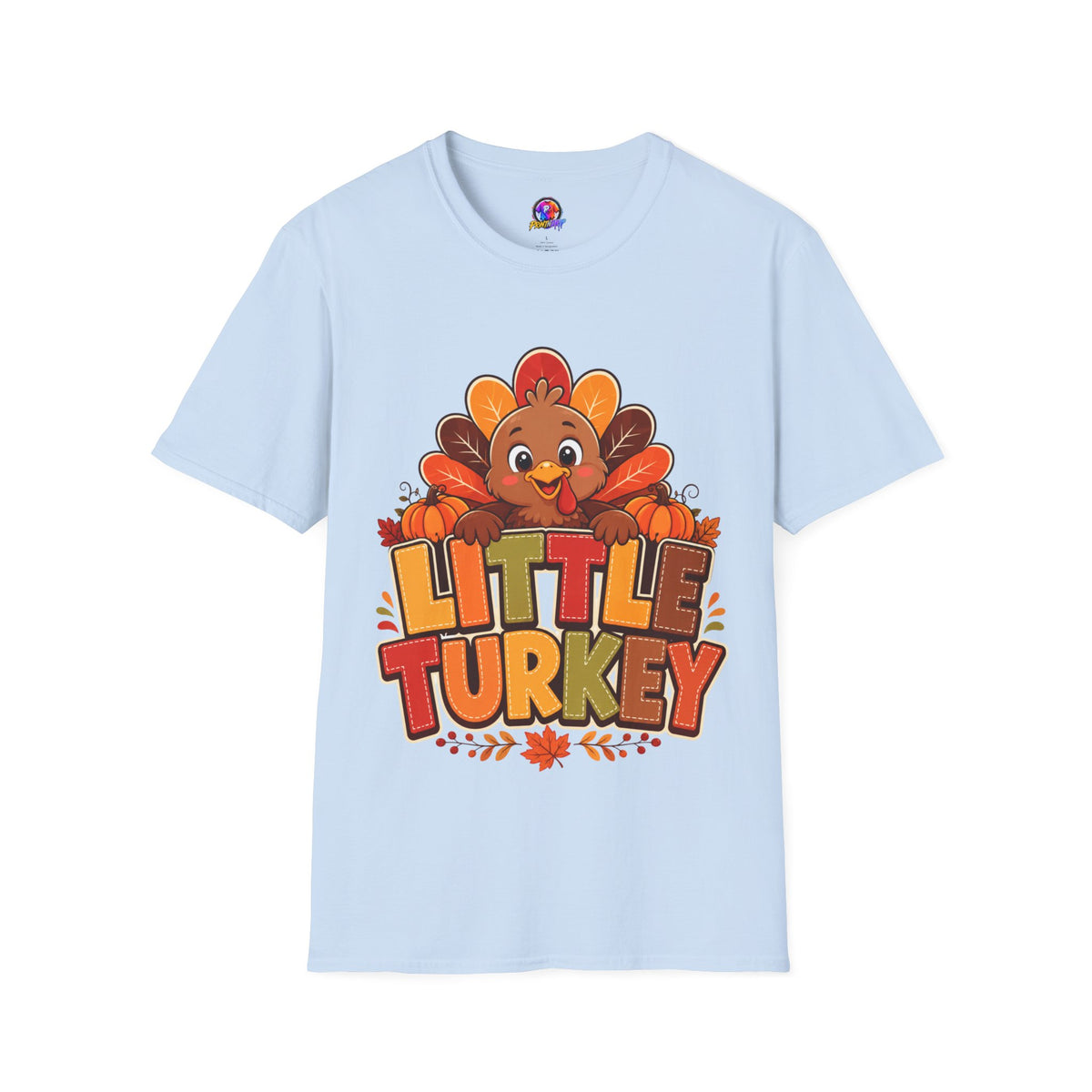 Thanksgiving T-Shirt Little Turkey T‑Shirt – Cute Thanksgiving Kids & Family Tee