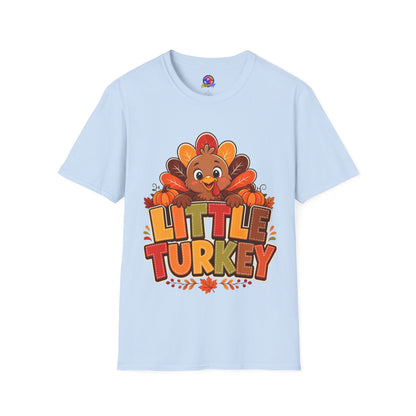 Little Turkey T‑Shirt – Cute Thanksgiving Kids & Family Tee
