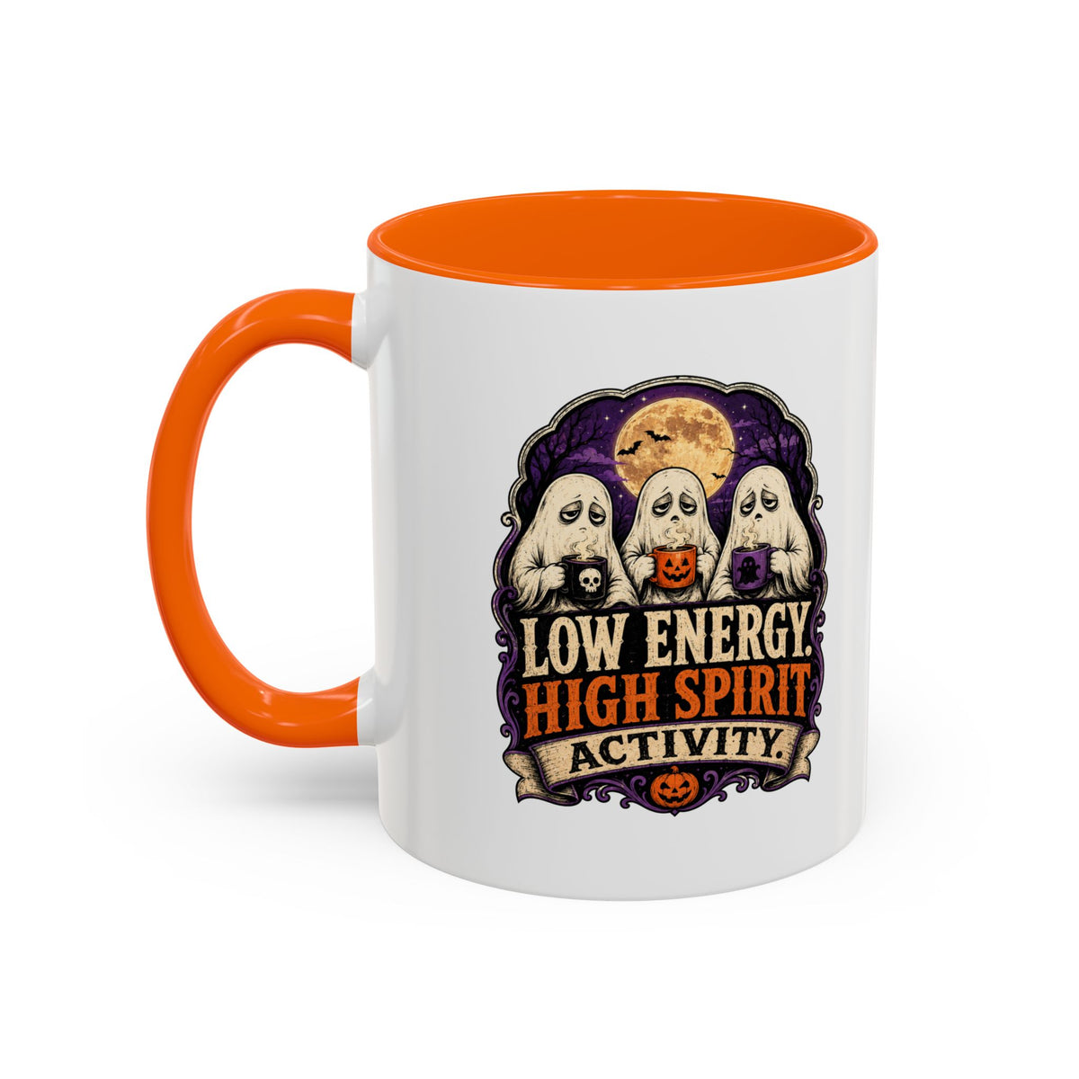 Halloween  Low Energy High Spirit Accent Coffee Mug