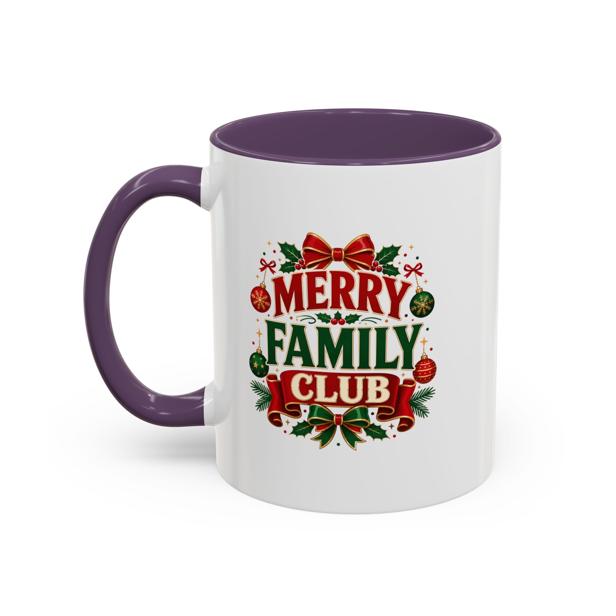 Accent Coffee Mug Merry Family Club