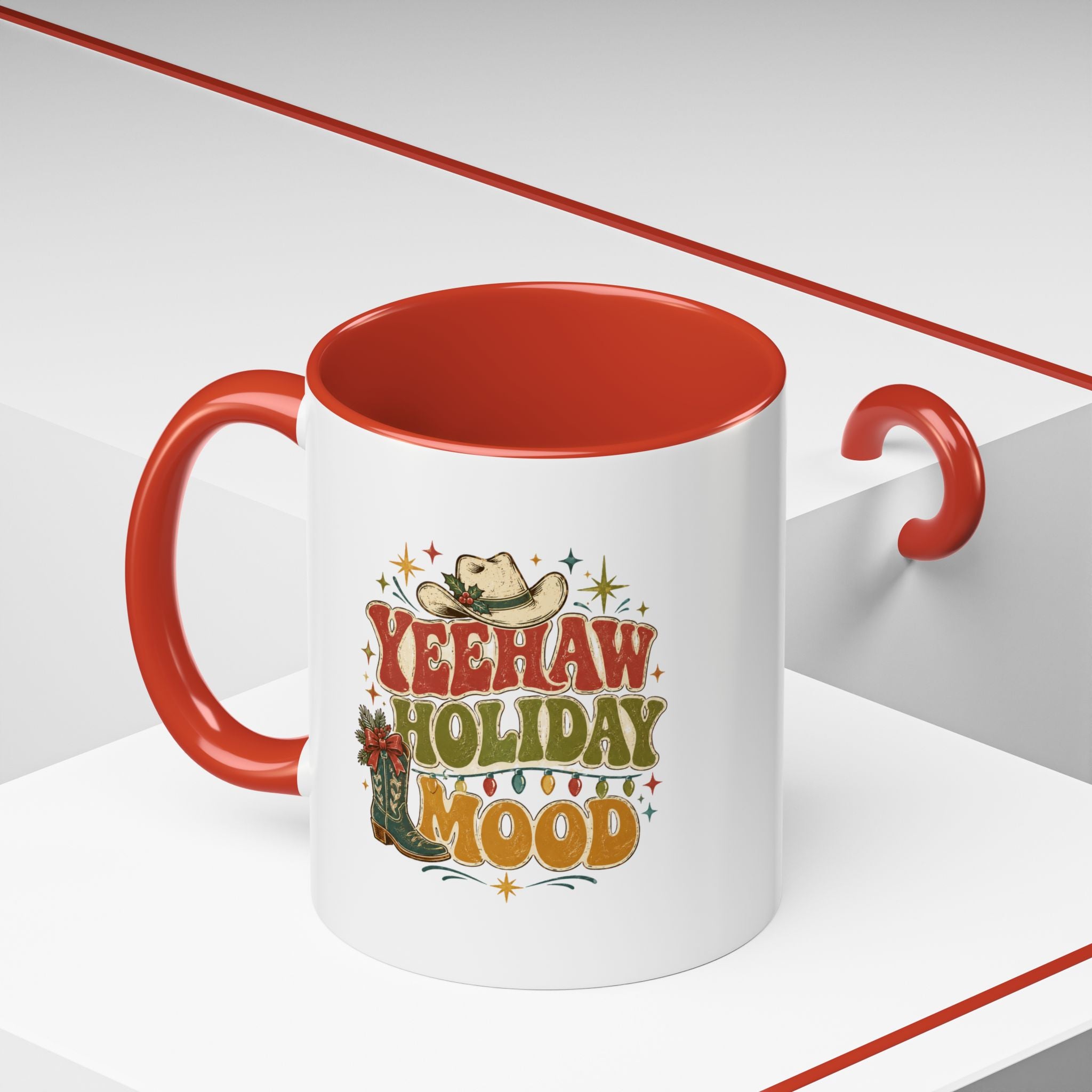 Christmas Yeehaw Holiday Mood Coffee Mug