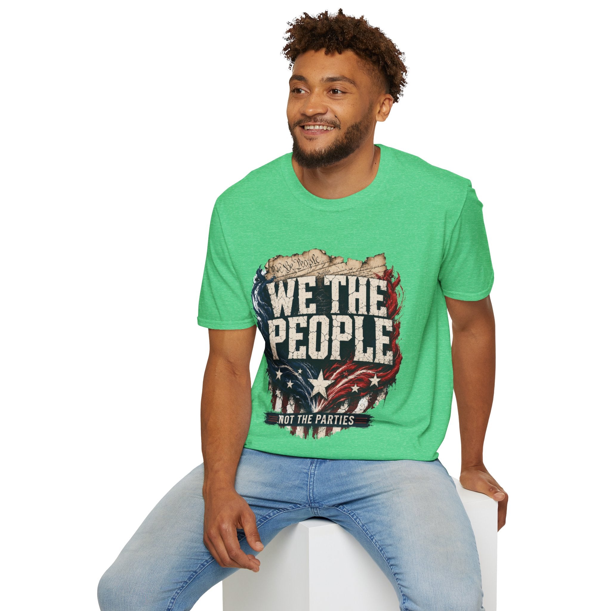 We The People T‑Shirt — Patriotic Americana Tee with ‘We The People’ Design