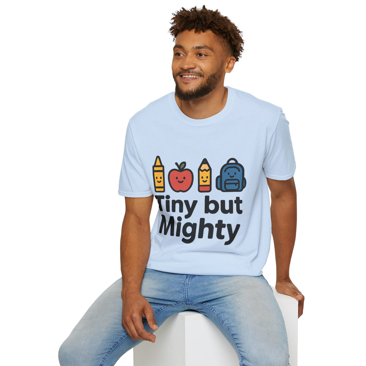 Cute School Supplies Graphic T‑Shirt — Pencil Apple Crayon Backpack Design - Trending Now - August 2026