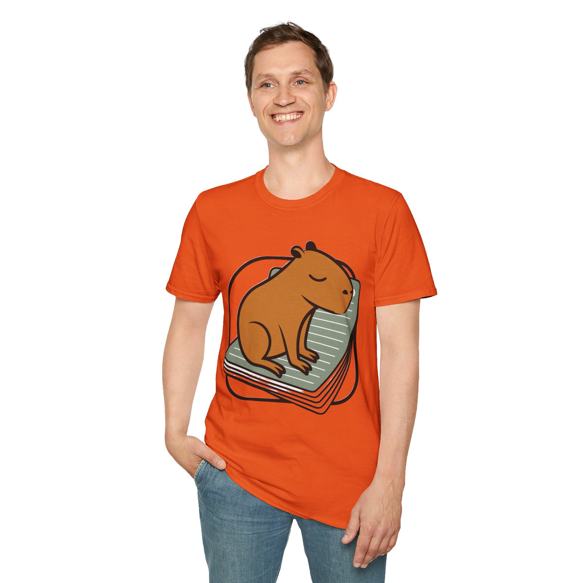 Capybara Nap T-Shirt — Cute Relaxed Capybara Illustration Tee - Trending Now - August 2026