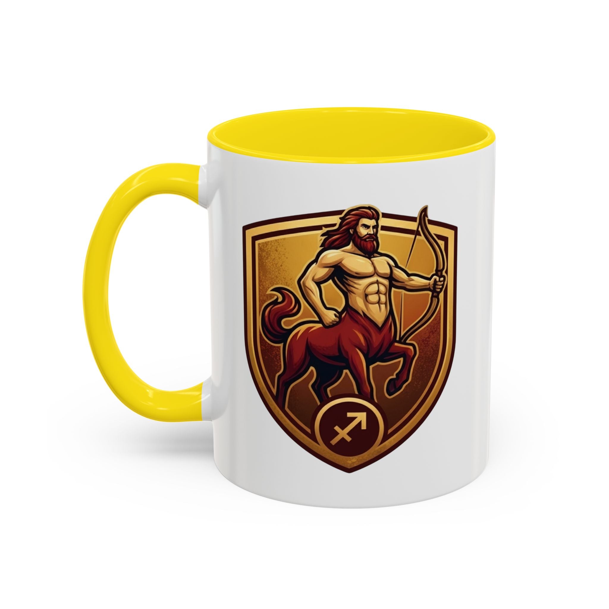 Sagittarius Centaur Coffee Mug — Zodiac Archer Accent Mug (11/15oz)