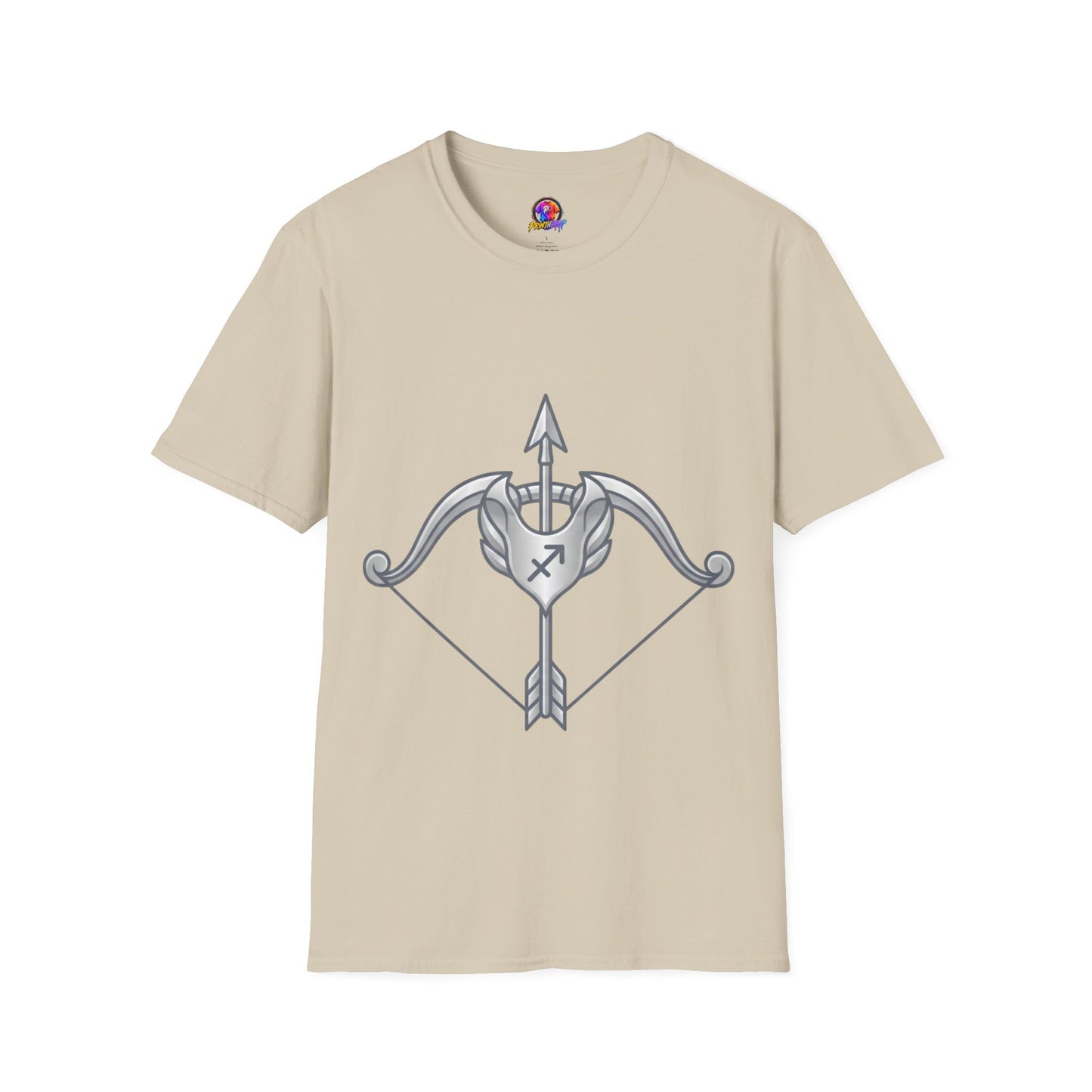 Arrow Heart T-Shirt — Minimal Cupid Bow & Arrow Design