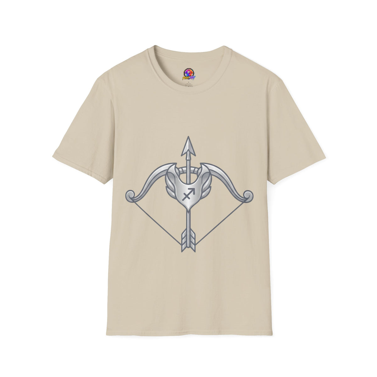 Arrow Heart T-Shirt — Minimal Cupid Bow & Arrow Design