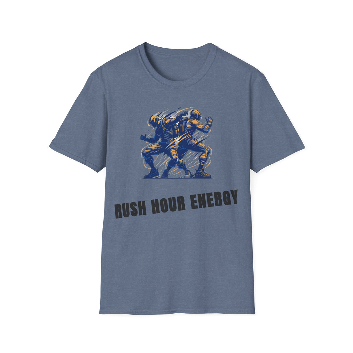 T-Shirt — 'Rush Hour Energy' Football Player Graphic Tee - Trending Now - September 2026