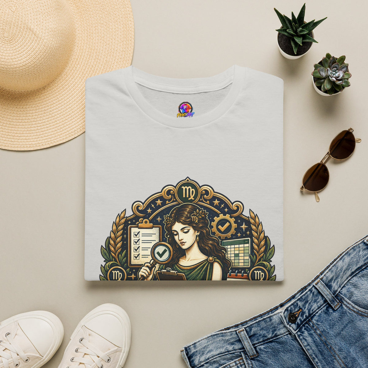 Zodiac Virgo Unisex Softstyle T-Shirt