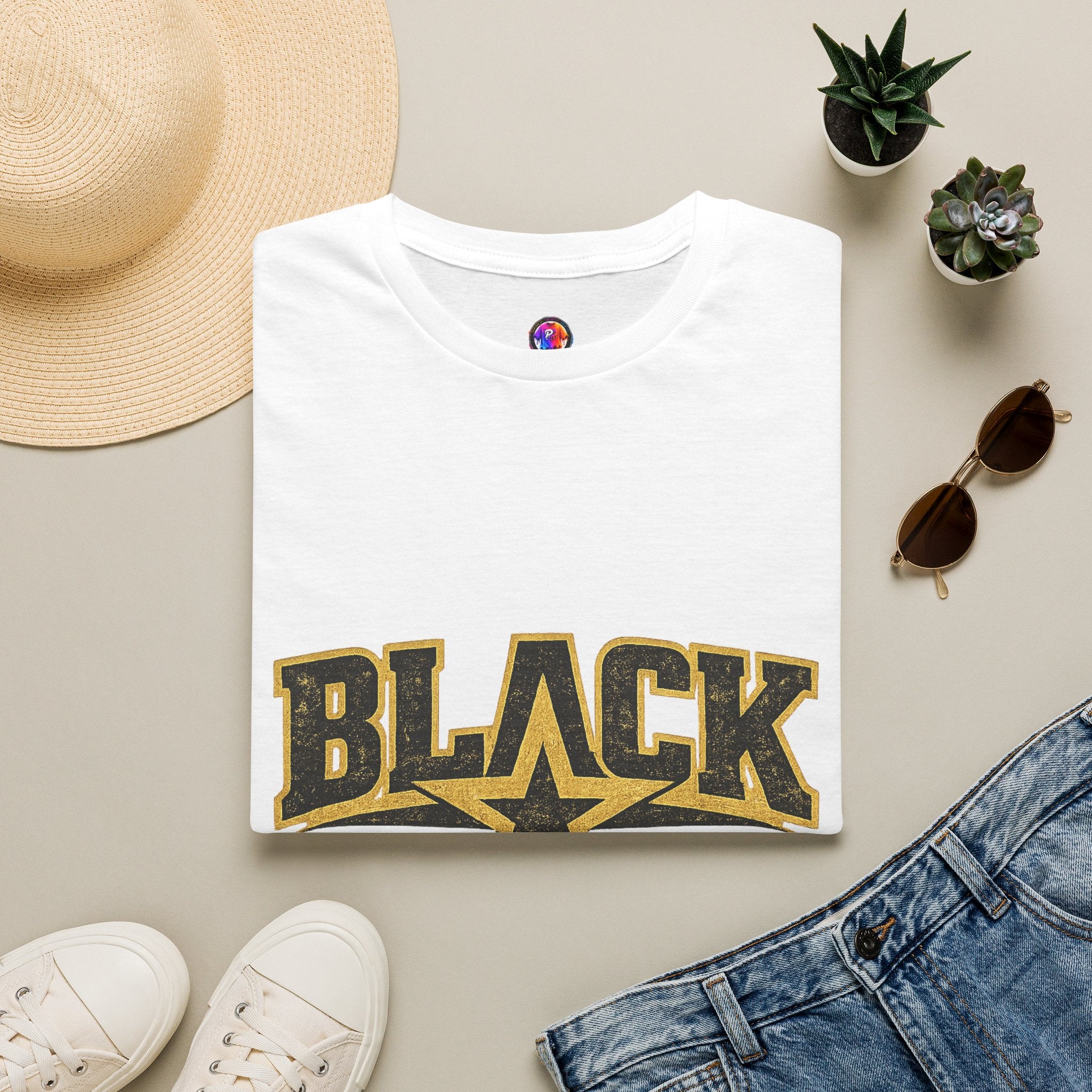 Ghana Black Stars T-Shirt — Bold Vintage Star Logo Tee