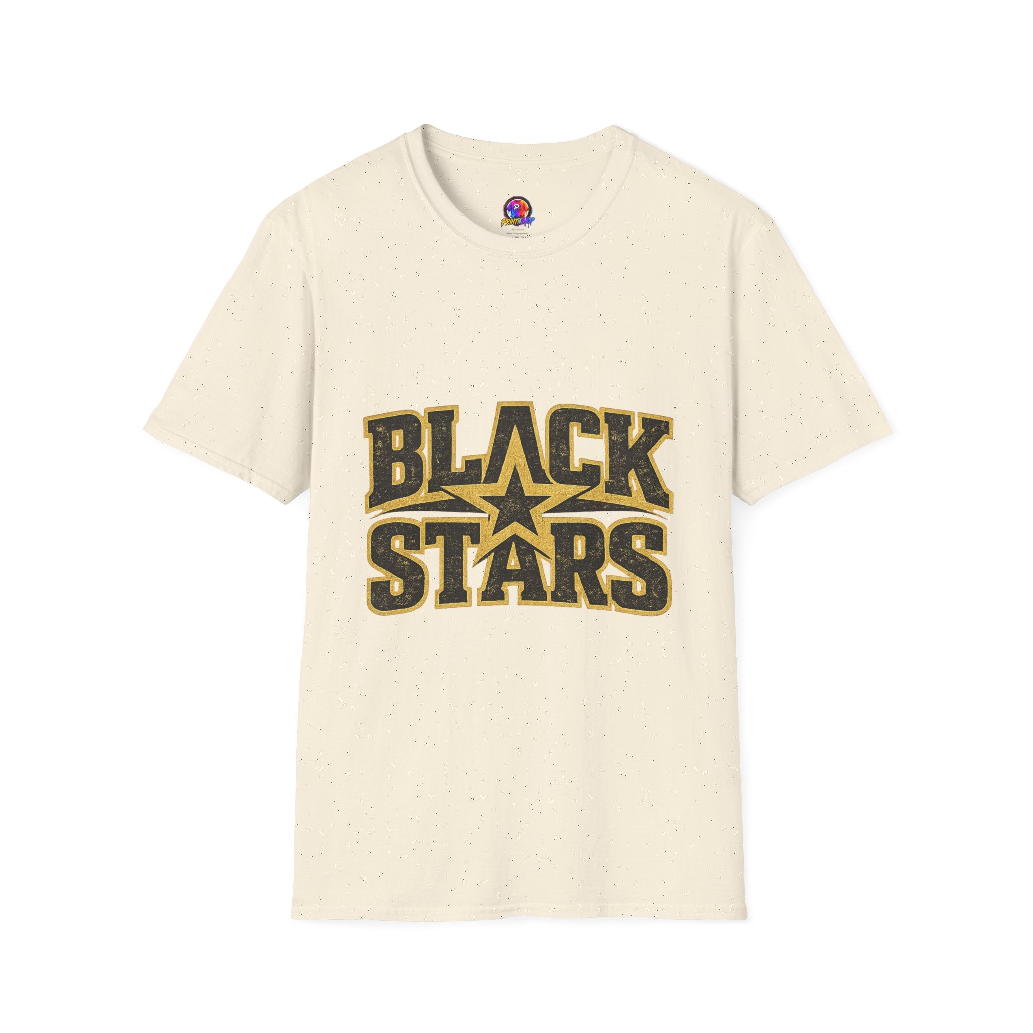 Ghana Black Stars T-Shirt — Bold Vintage Star Logo Tee