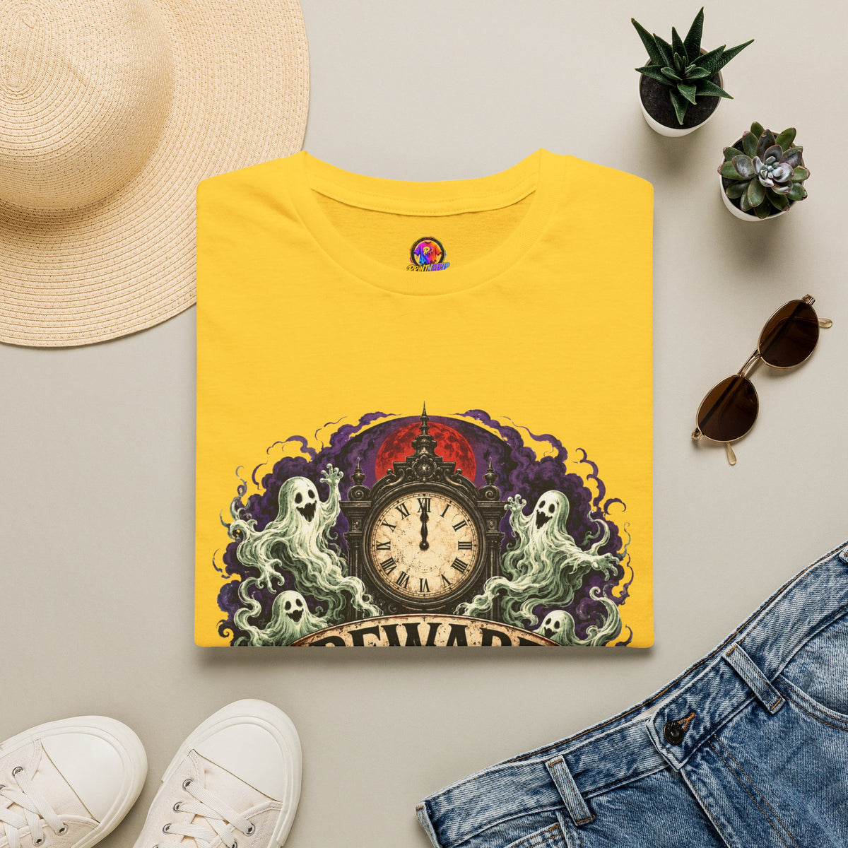 Halloween Beware Of Midnight Unisex Softstyle T-Shirt