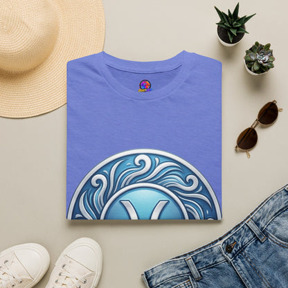 Pisces Zodiac T-Shirt – Blue Water Sign Astrology Tee