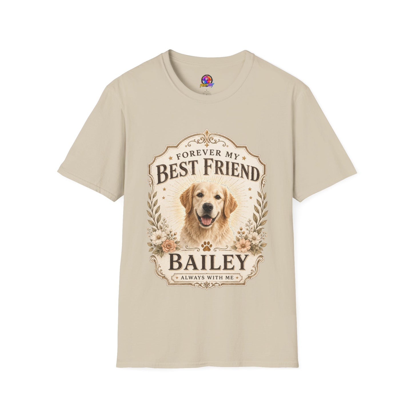 Forever My Best Friend Dog T-Shirt — Personalized Pet Tribute Tee