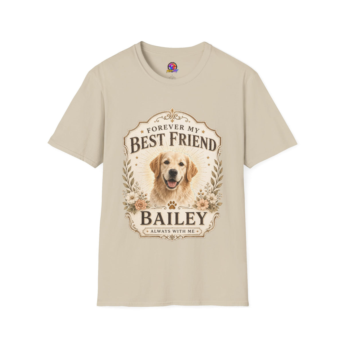 Forever My Best Friend Dog T-Shirt — Personalized Pet Tribute Tee