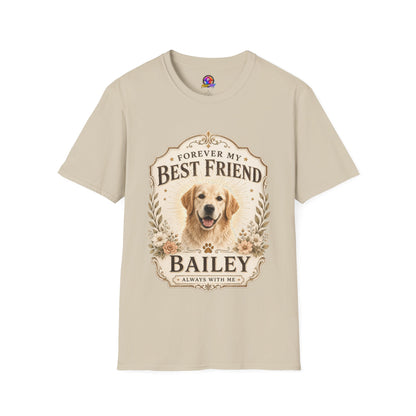 Forever My Best Friend Dog T-Shirt — Personalized Pet Tribute Tee
