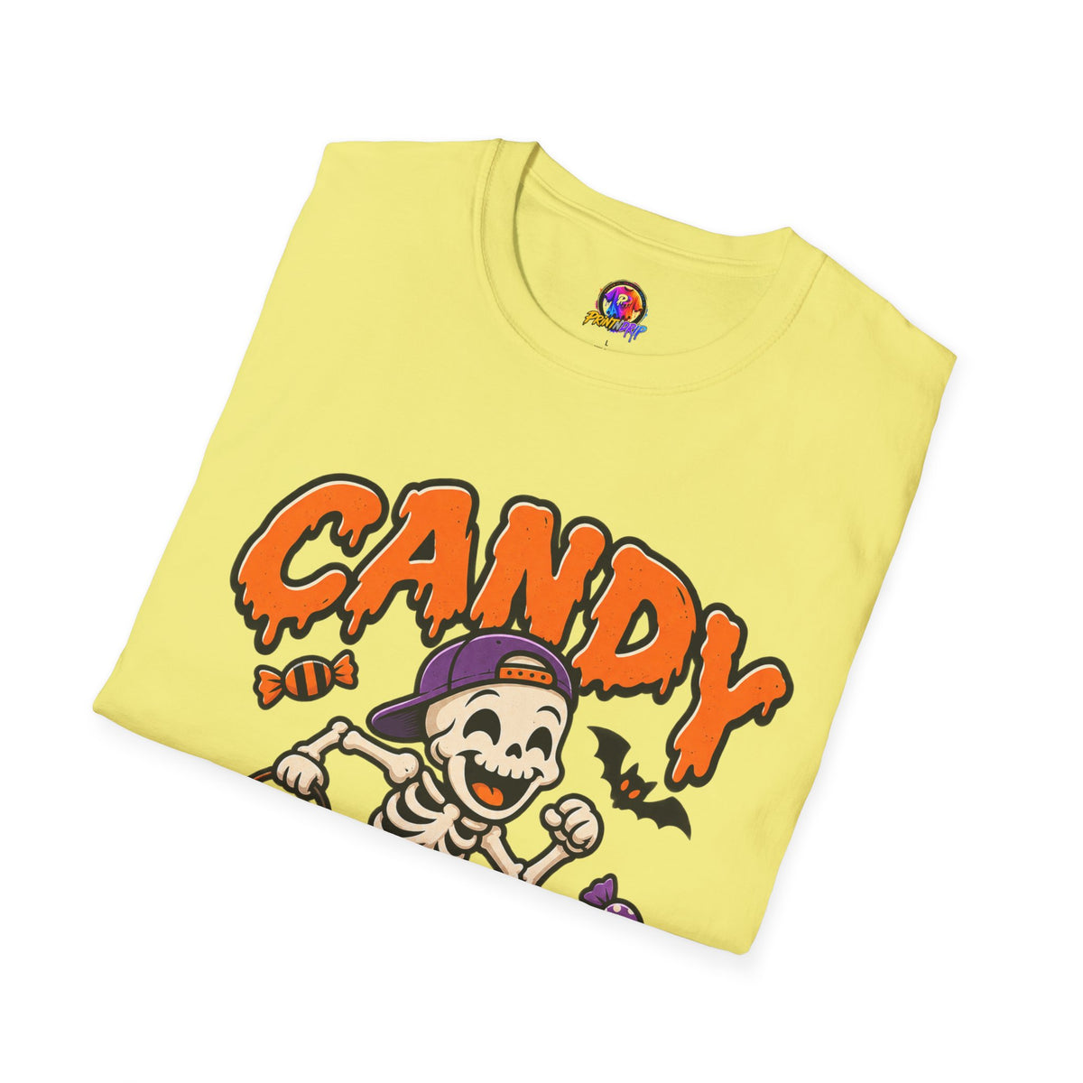 Candy Run Crew T-Shirt — Halloween Skeleton Trick-or-Treat Tee