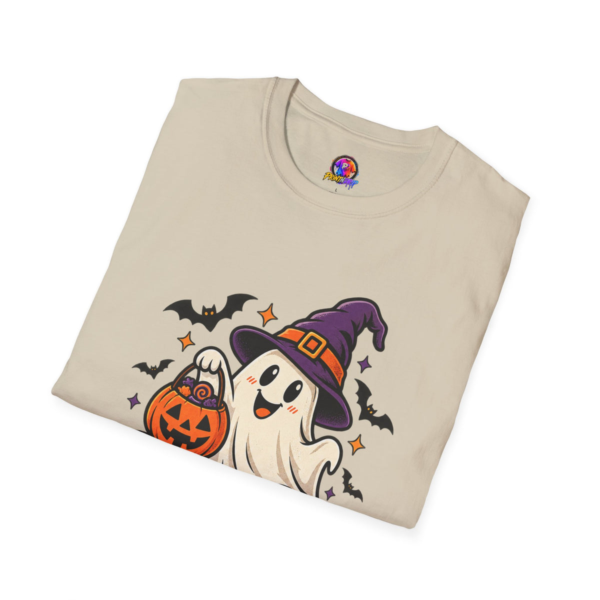 Spooky Season T-Shirt — Cute Ghost Halloween Tee ("Spooky Season Social Club")